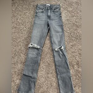 Zara Charcoal Denim Jeans